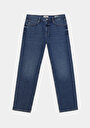 thumb-Loose Straight Fit   Erkek İndigo Jean Pantolon