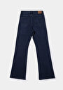 thumb-Regular Fit Orta Bel Bootcut Kadın Lacivert Jean Pantolon