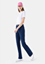 thumb-Regular Fit Orta Bel Slim Straight Leg Kadın İndigo Jean Pantolon