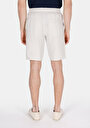 thumb-Regular Fit Orta Bel Düz Erkek Taş Şort
