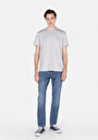 thumb-Straight Fit   Erkek Mid İndigo Denim Jean Pantolon