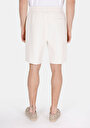 thumb-Regular Fit Orta Bel Düz Erkek Taş Şort