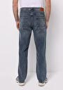 thumb-Loose Straight Fit   Erkek İndigo Jean Pantolon