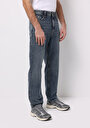 thumb-Loose Straight Fit   Erkek İndigo Jean Pantolon