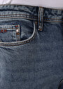thumb-Loose Straight Fit   Erkek İndigo Jean Pantolon