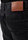 thumb-Loose Straight Fit   Erkek Siyah Jean Pantolon