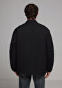 thumb-Oversize Fit     Erkek Siyah Mont