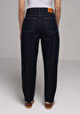 thumb-Mom Fit   Kadın Koyu İndigo Jean Pantolon