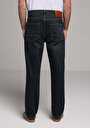 thumb-Loose Straight Fit   Erkek Koyu İndigo Jean Pantolon