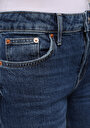 thumb-Straight Fit   Kadın İndigo Jean Pantolon