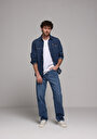 thumb-Baggy Fit   Erkek İndigo Jean Pantolon