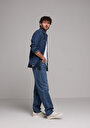 thumb-Baggy Fit   Erkek İndigo Jean Pantolon
