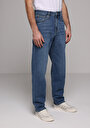thumb-Baggy Fit   Erkek İndigo Jean Pantolon
