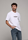 thumb-Comfort Fit Yuvarlak Yaka Düz Erkek Beyaz Kısa Kol Tişört