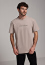 thumb-Comfort Fit Yuvarlak Yaka Düz Erkek Taş Kısa Kol Tişört