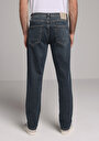 thumb-Straight Fit   Erkek Koyu İndigo Jean Pantolon