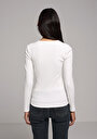 thumb-Slim Fit   Kadın Beyaz Tişört