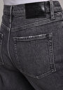 thumb-Mom Fit   Kadın Siyah Jean Pantolon