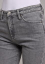 thumb-Regular Fit   Kadın Grey Denim Jean Pantolon