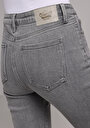 thumb-Regular Fit   Kadın Grey Denim Jean Pantolon
