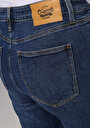 thumb-Regular Fit   Kadın Mid İndigo Denim Jean Pantolon