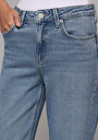 thumb-Regular Fit   Kadın Light İndigo Denim Jean Pantolon