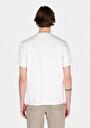 thumb-Comfort Fit Yuvarlak Yaka Düz Erkek Beyaz Kısa Kol Tişört
