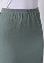 thumb-Slim Fit Düz  Kadın Yeşil Etek