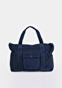 thumb-Kadın Mavi Çanta