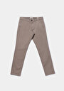 thumb-Slim Fit Orta Bel Düz Paça Erkek Bej  Pantolon