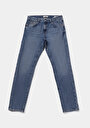 thumb-Slim Fit   Erkek Mid İndigo Denim Jean Pantolon