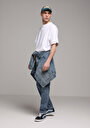 thumb-Slim Fit   Erkek Mid İndigo Denim Jean Pantolon