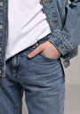 thumb-Slim Fit   Erkek Mid İndigo Denim Jean Pantolon