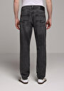 thumb-Straight Fit   Erkek Black Denim Jean Pantolon