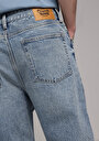 thumb-Baggy Fit Orta Bel Bol Paça Erkek Light İndigo Denim Jean Pantolon