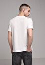 thumb-Regular Fit Yuvarlak Yaka Düz Erkek Beyaz Kısa Kol Tişört