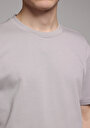 thumb-Regular Fit Yuvarlak Yaka Düz Erkek Gri Kısa Kol Tişört