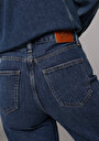 thumb-Regular Fit   Kadın Dark İndigo Denim Jean Pantolon