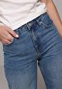 thumb-Regular Fit   Kadın Light İndigo Denim Jean Pantolon