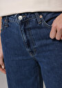 thumb-Loose Fit   Kadın Dark İndigo Denim Jean Pantolon
