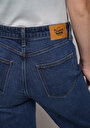 thumb-Regular Fit   Kadın Mid İndigo Denim Jean Pantolon