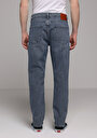 thumb-Straight Fit   Erkek Grey Denim Jean Pantolon