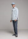 thumb-Straight Fit   Erkek Grey Denim Jean Pantolon