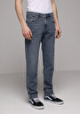 thumb-Straight Fit   Erkek Grey Denim Jean Pantolon