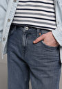 thumb-Straight Fit   Erkek Grey Denim Jean Pantolon