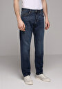 thumb-Regular Fit   Erkek Dark İndigo Denim Jean Pantolon