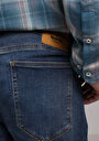 thumb-Regular Fit   Erkek Dark İndigo Denim Jean Pantolon