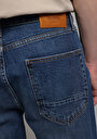 thumb-Straight Fit   Erkek Mid İndigo Denim Jean Pantolon
