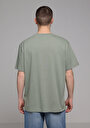 thumb-Comfort Fit Yuvarlak Yaka Düz Erkek Yeşil Kısa Kol Tişört