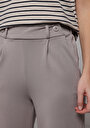 thumb-Regular Fit Orta Bel Düz Kadın  Eşofman Altı
